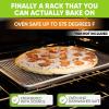 imageSpring Chef 10 x 15 Inch Stainless Steel Cooling Rack for Cooking ampamp Baking  Heavy Duty Cookie Cooling Rack for Kitchen  Oven Safe  Fits Jelly Roll Pan  Dishwasher Safe2 Pack