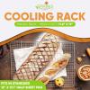 imageSpring Chef 10 x 15 Inch Stainless Steel Cooling Rack for Cooking ampamp Baking  Heavy Duty Cookie Cooling Rack for Kitchen  Oven Safe  Fits Jelly Roll Pan  Dishwasher Safe2 Pack