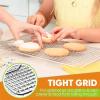 imageSpring Chef 10 x 15 Inch Stainless Steel Cooling Rack for Cooking ampamp Baking  Heavy Duty Cookie Cooling Rack for Kitchen  Oven Safe  Fits Jelly Roll Pan  Dishwasher Safe2 Pack