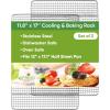 imageSpring Chef 10 x 15 Inch Stainless Steel Cooling Rack for Cooking ampamp Baking  Heavy Duty Cookie Cooling Rack for Kitchen  Oven Safe  Fits Jelly Roll Pan  Dishwasher Safe2 Pack