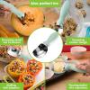 imageSpring Chef 188 Stainless Steel Ice Cream Scoop with Soft Grip Handle  Heavy Duty Ice Cream Scooper for Gelato Sorbet Cookie Dough Melon Sundae  Dishwasher Safe Kitchen Tool  BlackMint