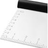 imageSpring Chef Dough Bench Scraper for Baking with Markings  Stainless Steel Kitchen Dough Cutter Tool with Bowl Pastry Scraper for Pizza Bread Pastries  Bench Knife  Dishwasher Safe  BlackBlack