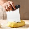 imageSpring Chef Dough Bench Scraper for Baking with Markings  Stainless Steel Kitchen Dough Cutter Tool with Bowl Pastry Scraper for Pizza Bread Pastries  Bench Knife  Dishwasher Safe  BlackBlack