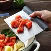 imageSpring Chef Dough Bench Scraper for Baking with Markings  Stainless Steel Kitchen Dough Cutter Tool with Bowl Pastry Scraper for Pizza Bread Pastries  Bench Knife  Dishwasher Safe  BlackGray