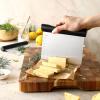 imageSpring Chef Dough Bench Scraper for Baking with Markings  Stainless Steel Kitchen Dough Cutter Tool with Bowl Pastry Scraper for Pizza Bread Pastries  Bench Knife  Dishwasher Safe  BlackBlack