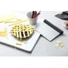 imageSpring Chef Dough Bench Scraper for Baking with Markings  Stainless Steel Kitchen Dough Cutter Tool with Bowl Pastry Scraper for Pizza Bread Pastries  Bench Knife  Dishwasher Safe  BlackBlack