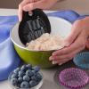 imageSpring Chef Dough Bench Scraper for Baking with Markings  Stainless Steel Kitchen Dough Cutter Tool with Bowl Pastry Scraper for Pizza Bread Pastries  Bench Knife  Dishwasher Safe  BlackBlack