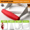 imageSpring Chef Dough Blender For Baking Heavy Duty Dough Cutter Tool Stainless Steel Pastry Cutter Tool with Sharp ampamp Sturdy Blades Pastry Blender for Easy Mixing Dishwasher Safe  XL Size  BlackRed
