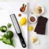 imageSpring Chef Dual Sided Magnetic Measuring Spoons Set MultiColor ampamp Stainless Steel Handheld ZesterFine Grater Black  2 Product Bundle