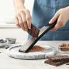 imageSpring Chef Dual Sided Magnetic Measuring Spoons Set MultiColor ampamp Stainless Steel Handheld ZesterFine Grater Black  2 Product Bundle