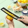 imageSpring Chef Dual Sided Magnetic Measuring Spoons Set MultiColor ampamp Stainless Steel Handheld ZesterFine Grater Black  2 Product Bundle