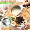 imageSpring Chef Dual Sided Magnetic Measuring Spoons Set Winter Frost Set of 8 ampamp Stainless Steel Magnetic Measuring Cups Set of 7 Black  2 Product Bundle
