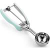 imageSpring Chef Extra Large Cookie Scoop 188 Stainless Steel Melon Baller Scoop Spring Loaded Trigger Release for Cookie Dough Ice Cream Meatball Cupcake 55 tablespoon tbsp portion 10 BlackMint