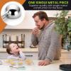 imageSpring Chef Extra Large Cookie Scoop 188 Stainless Steel Melon Baller Scoop Spring Loaded Trigger Release for Cookie Dough Ice Cream Meatball Cupcake 55 tablespoon tbsp portion 10 BlackMint