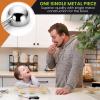 imageSpring Chef Extra Large Cookie Scoop 188 Stainless Steel Melon Baller Scoop Spring Loaded Trigger Release for Cookie Dough Ice Cream Meatball Cupcake 55 tablespoon tbsp portion 10 BlackBlack