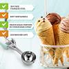 imageSpring Chef Extra Large Cookie Scoop 188 Stainless Steel Melon Baller Scoop Spring Loaded Trigger Release for Cookie Dough Ice Cream Meatball Cupcake 55 tablespoon tbsp portion 10 BlackMint
