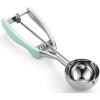 imageSpring Chef Extra Large Cookie Scoop 188 Stainless Steel Melon Baller Scoop Spring Loaded Trigger Release for Cookie Dough Ice Cream Meatball Cupcake 55 tablespoon tbsp portion 10 BlackMint