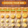 imageSpring Chef Extra Large Cookie Scoop 188 Stainless Steel Melon Baller Scoop Spring Loaded Trigger Release for Cookie Dough Ice Cream Meatball Cupcake 55 tablespoon tbsp portion 10 BlackRed