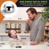 imageSpring Chef Extra Large Cookie Scoop 188 Stainless Steel Melon Baller Scoop Spring Loaded Trigger Release for Cookie Dough Ice Cream Meatball Cupcake 55 tablespoon tbsp portion 10 BlackBlack