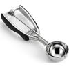 imageSpring Chef Extra Large Cookie Scoop 188 Stainless Steel Melon Baller Scoop Spring Loaded Trigger Release for Cookie Dough Ice Cream Meatball Cupcake 55 tablespoon tbsp portion 10 BlackBlack