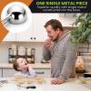 imageSpring Chef Extra Large Cookie Scoop 188 Stainless Steel Melon Baller Scoop Spring Loaded Trigger Release for Cookie Dough Ice Cream Meatball Cupcake 55 tablespoon tbsp portion 10 BlackBlack