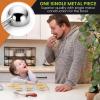imageSpring Chef Extra Large Cookie Scoop 188 Stainless Steel Melon Baller Scoop Spring Loaded Trigger Release for Cookie Dough Ice Cream Meatball Cupcake 55 tablespoon tbsp portion 10 BlackRed