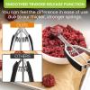 imageSpring Chef Extra Large Cookie Scoop 188 Stainless Steel Melon Baller Scoop Spring Loaded Trigger Release for Cookie Dough Ice Cream Meatball Cupcake 55 tablespoon tbsp portion 10 BlackBlack
