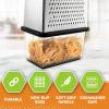 imageSpring Chef Heavy Duty Large Dough Blender ampamp Biscuit Cutter Set ampamp Stainless Steel 10quot Parmesan Cheese Grater With Container  2 Product Bundle  Black