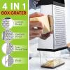 imageSpring Chef Heavy Duty Large Dough Blender ampamp Biscuit Cutter Set ampamp Stainless Steel 10quot Parmesan Cheese Grater With Container  2 Product Bundle  Black
