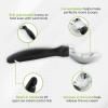 imageSpring Chef Ice Cream Scoop with Soft Grip Handle Professional Heavy Duty Sturdy Scooper Premium Kitchen Tool for Cookie Dough Gelato Sorbet MangoBlack