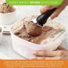 imageSpring Chef Ice Cream Scoop with Soft Grip Handle Professional Heavy Duty Sturdy Scooper Premium Kitchen Tool for Cookie Dough Gelato Sorbet MangoBlack