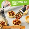 imageSpring Chef Ice Cream Scoop with Soft Grip Handle Professional Heavy Duty Sturdy Scooper Premium Kitchen Tool for Cookie Dough Gelato Sorbet MangoGray