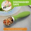 imageSpring Chef Ice Cream Scoop with Soft Grip Handle Professional Heavy Duty Sturdy Scooper Premium Kitchen Tool for Cookie Dough Gelato Sorbet MangoGreen