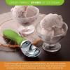 imageSpring Chef Ice Cream Scoop with Soft Grip Handle Professional Heavy Duty Sturdy Scooper Premium Kitchen Tool for Cookie Dough Gelato Sorbet MangoGreen
