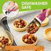 imageSpring Chef Ice Cream Scoop with Soft Grip Handle Professional Heavy Duty Sturdy Scooper Premium Kitchen Tool for Cookie Dough Gelato Sorbet MangoMagenta