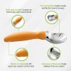 imageSpring Chef Ice Cream Scoop with Soft Grip Handle Professional Heavy Duty Sturdy Scooper Premium Kitchen Tool for Cookie Dough Gelato Sorbet MangoMango