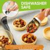 imageSpring Chef Ice Cream Scoop with Soft Grip Handle Professional Heavy Duty Sturdy Scooper Premium Kitchen Tool for Cookie Dough Gelato Sorbet MangoMango