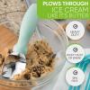imageSpring Chef Ice Cream Scoop with Soft Grip Handle Professional Heavy Duty Sturdy Scooper Premium Kitchen Tool for Cookie Dough Gelato Sorbet MangoMint