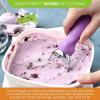 imageSpring Chef Ice Cream Scoop with Soft Grip Handle Professional Heavy Duty Sturdy Scooper Premium Kitchen Tool for Cookie Dough Gelato Sorbet MangoOrchid