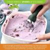imageSpring Chef Ice Cream Scoop with Soft Grip Handle Professional Heavy Duty Sturdy Scooper Premium Kitchen Tool for Cookie Dough Gelato Sorbet MangoPine Green