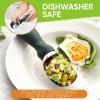 imageSpring Chef Ice Cream Scoop with Soft Grip Handle Professional Heavy Duty Sturdy Scooper Premium Kitchen Tool for Cookie Dough Gelato Sorbet MangoPine Green