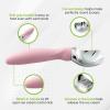 imageSpring Chef Ice Cream Scoop with Soft Grip Handle Professional Heavy Duty Sturdy Scooper Premium Kitchen Tool for Cookie Dough Gelato Sorbet MangoPink Lemonade