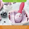 imageSpring Chef Ice Cream Scoop with Soft Grip Handle Professional Heavy Duty Sturdy Scooper Premium Kitchen Tool for Cookie Dough Gelato Sorbet MangoPink