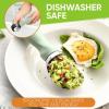 imageSpring Chef Ice Cream Scoop with Soft Grip Handle Professional Heavy Duty Sturdy Scooper Premium Kitchen Tool for Cookie Dough Gelato Sorbet MangoPistachio
