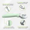 imageSpring Chef Ice Cream Scoop with Soft Grip Handle Professional Heavy Duty Sturdy Scooper Premium Kitchen Tool for Cookie Dough Gelato Sorbet MangoPistachio