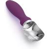 imageSpring Chef Ice Cream Scoop with Soft Grip Handle Professional Heavy Duty Sturdy Scooper Premium Kitchen Tool for Cookie Dough Gelato Sorbet MangoPurple