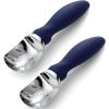 imageSpring Chef Ice Cream Scoop with Soft Grip Handle Professional Heavy Duty Sturdy Scooper Premium Kitchen Tool for Cookie Dough Gelato Sorbet MangoSapphire