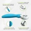 imageSpring Chef Ice Cream Scoop with Soft Grip Handle Professional Heavy Duty Sturdy Scooper Premium Kitchen Tool for Cookie Dough Gelato Sorbet MangoTeal