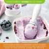 imageSpring Chef Ice Cream Scoop with Soft Grip Handle Professional Heavy Duty Sturdy Scooper Premium Kitchen Tool for Cookie Dough Gelato Sorbet MangoWhite