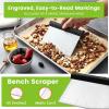 imageSpring Chef Large Dough Blender ampamp Biscuit Cutter Set Heavy Duty Stainless Steel Professional Pastry Cutter Soft Grip BlackDough Blender  Bench Scraper